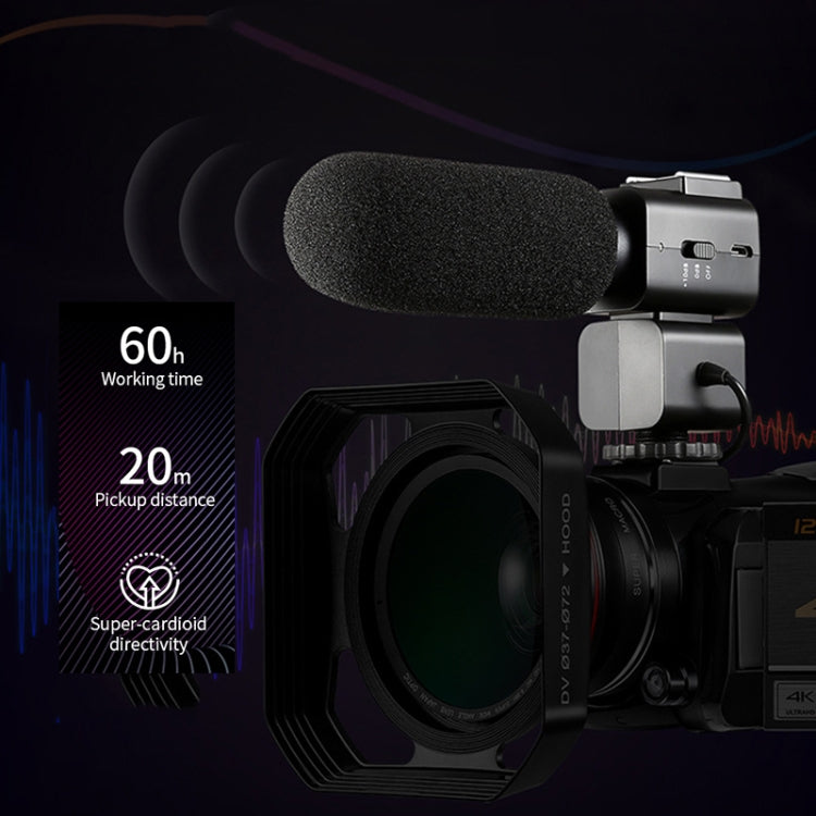 ORDRO AC5 4K HD Night Vision WiFi 12X Optical Zoom Digital Video DV Camera Camcorder, Standard, Standard + Microphone, Standard + Microphone + Handheld Stand, Standard+ Microphone + Fill Light ORDRO AC5 4K HD Night Vision WiFi 12X Optical Zoom Digital Video DV Camera Camcorder, Standard, Standard + Microphone, Standard + Microphone + Handheld Stand, Standard+ Microphone + Fill Light